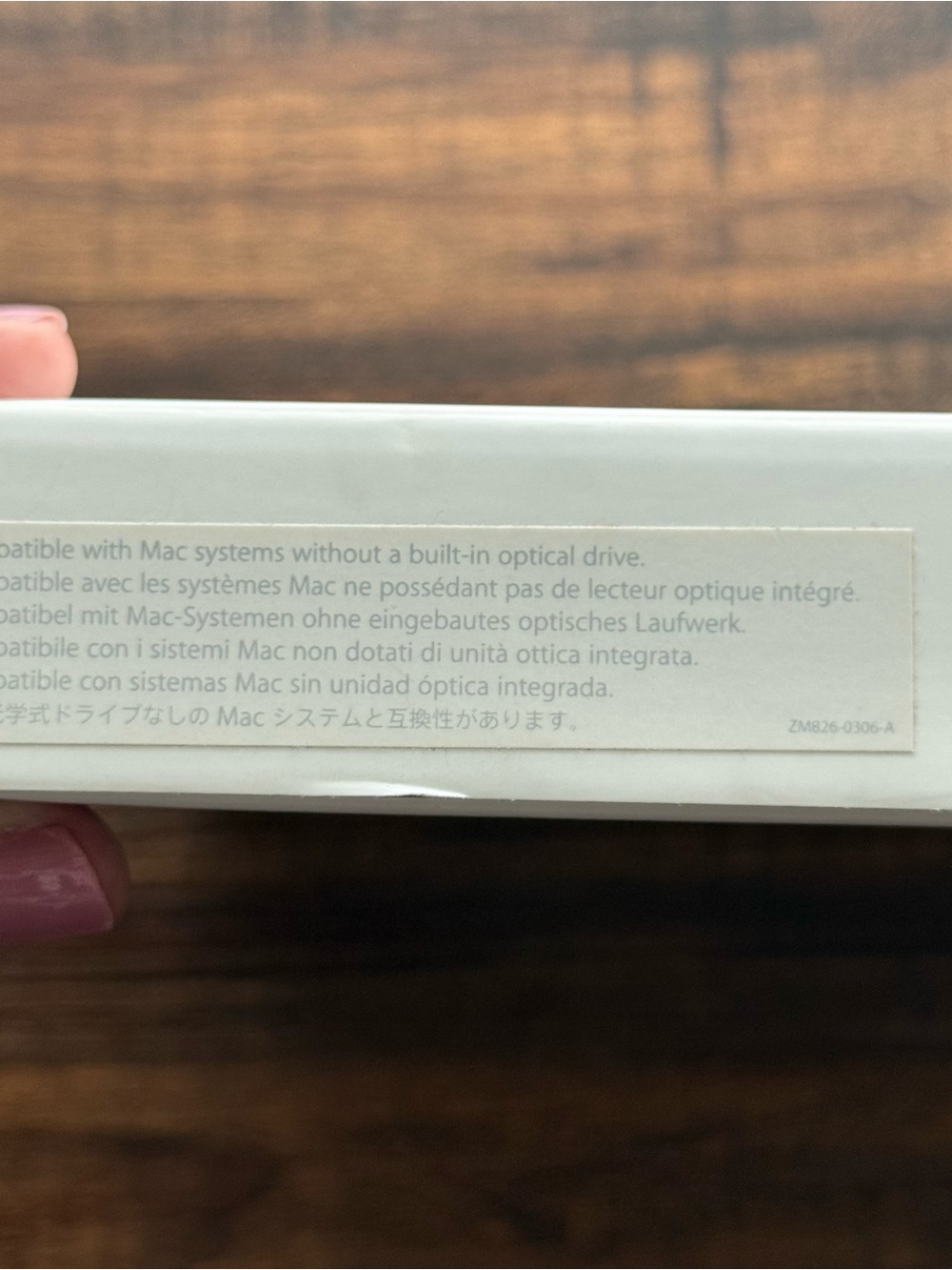 Apple USB SuperDrive External CD/DVD Drive MD564LL/A A1379 w/ Box - Picture 3 of 5